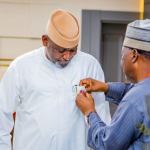 Transportation Minister Sambo decorated with Armed Forces Remembrance Day emblem