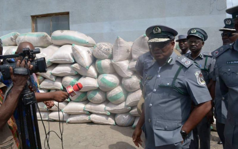 Seme Customs Intercepts 400 Bags of Beans Meant for Illegal Export