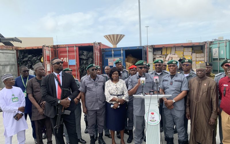 Nigeria Customs Service Seizes Expired Pharmaceuticals and Cutlasses at Apapa Port
