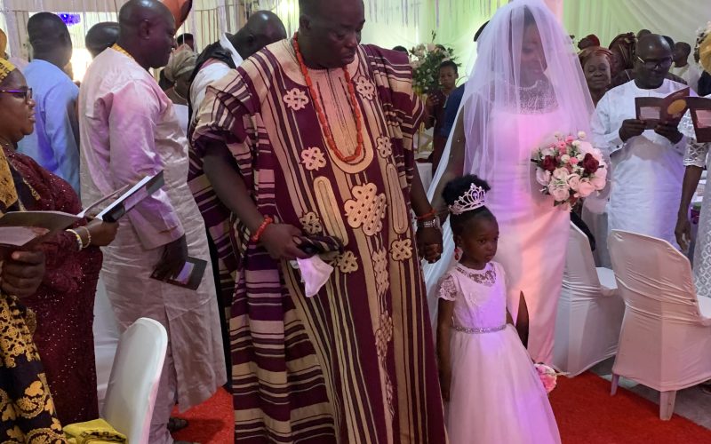 Joyful Celebration as Nigerian Airspace Management Director Gives Out His Daughter in Marriage